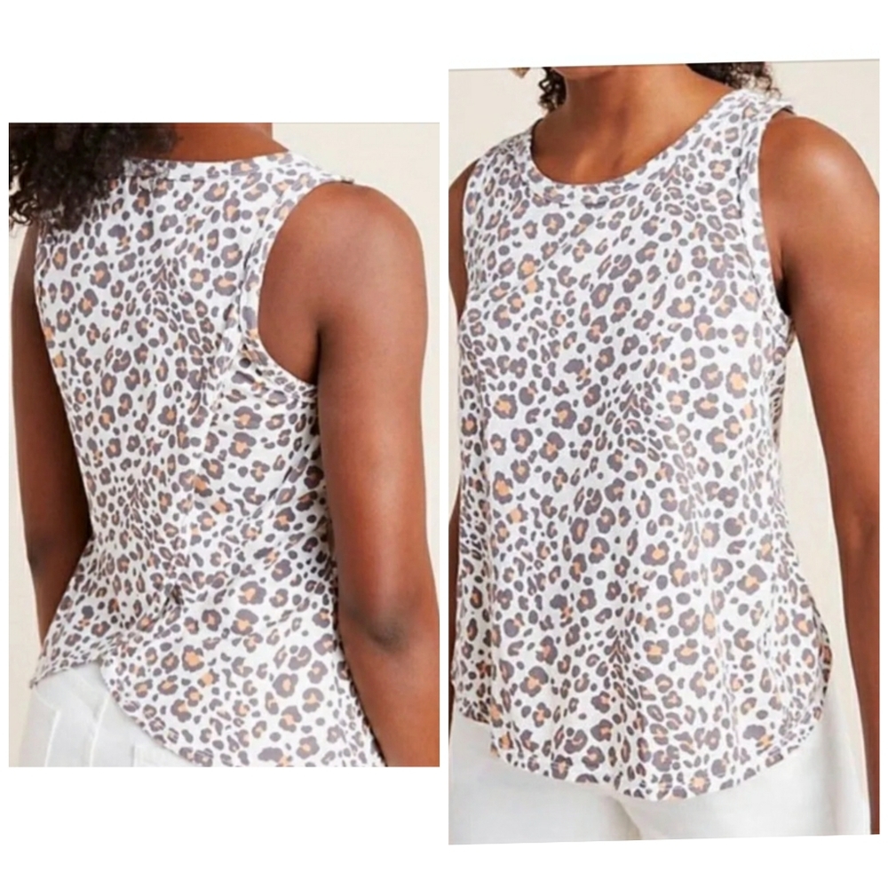 Dolan Open Back Cheetah Print Tank Size Xsmall - image 1